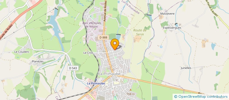 localisation de l'entreprise ZORIONA  LUC-LA-PRIMAUBE