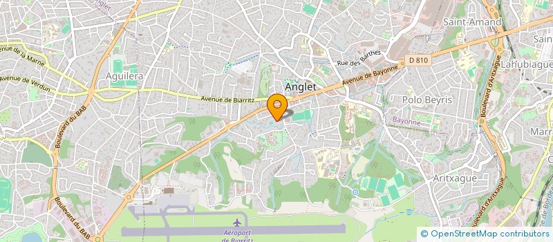 localisation de l'entreprise ZORIONA  ANGLET