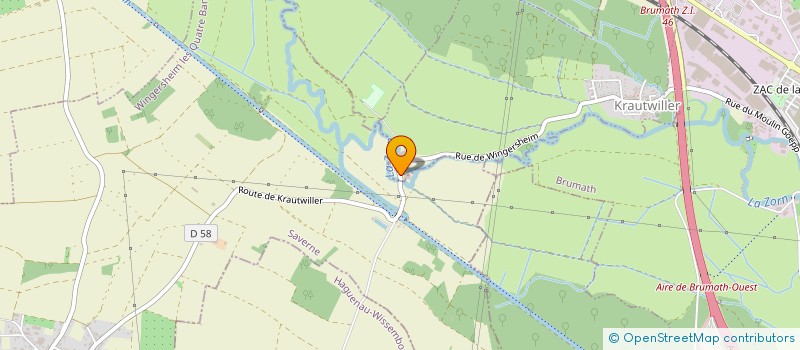 localisation de l'entreprise ZORN ENERGIE  KRAUTWILLER