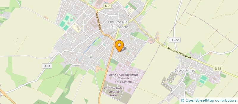 localisation de l'entreprise ZORTEO  DOUVRES-LA-DELIVRANDE