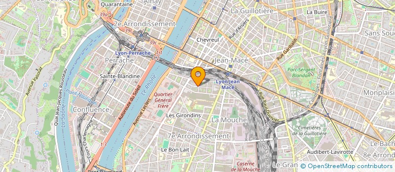 localisation de l'entreprise ZORZOL  LYON