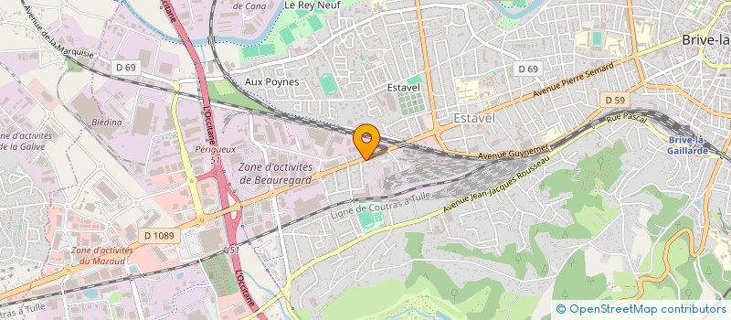 localisation de l'entreprise ZOSI  BRIVE-LA-GAILLARDE