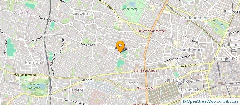 localisation de l'entreprise ZOSMA à BORDEAUX