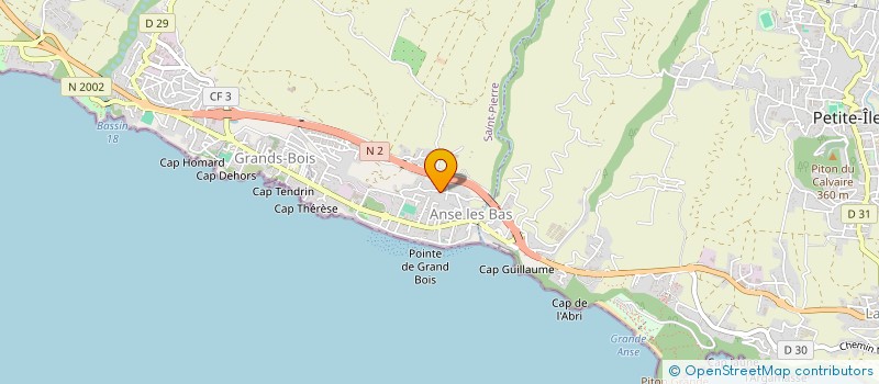 localisation de l'entreprise ZOSTEROPS  SAINT-PIERRE