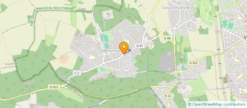 localisation de l'entreprise ZOT'ASSO  MENUCOURT