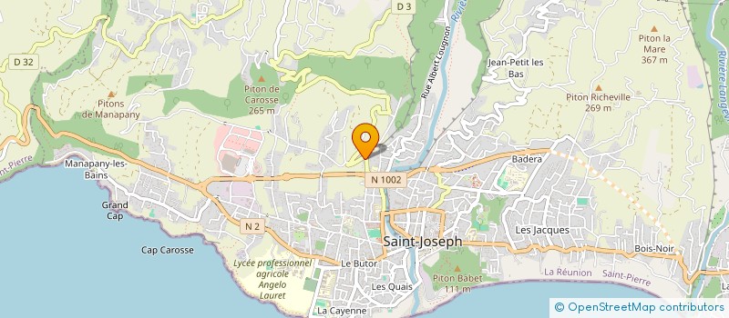 localisation de l'entreprise ZOT GESTION  SAINT-JOSEPH