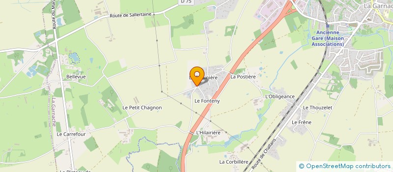 localisation de l'entreprise ZOTCASE à LA GARNACHE