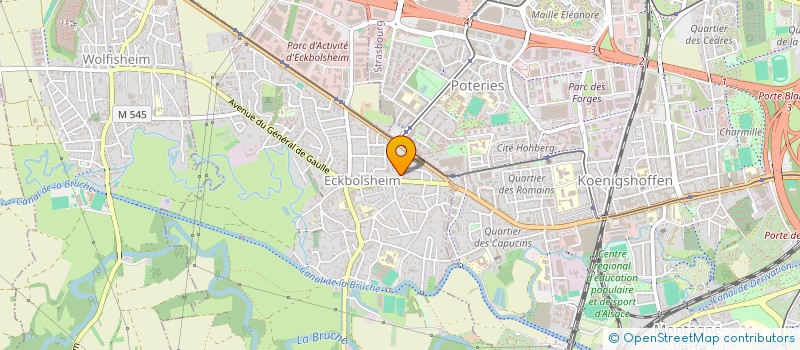 localisation de l'entreprise ZOTHE  ECKBOLSHEIM