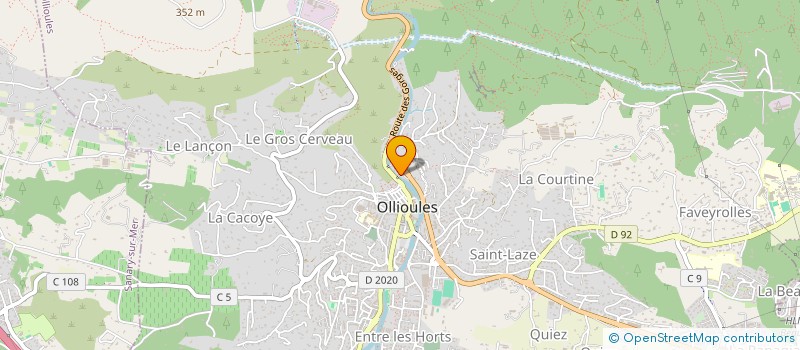 localisation de l'entreprise ZOTTO  OLLIOULES