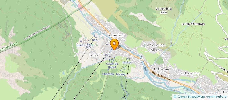 localisation de l'entreprise ZOU à LA SALLE-LES-ALPES
