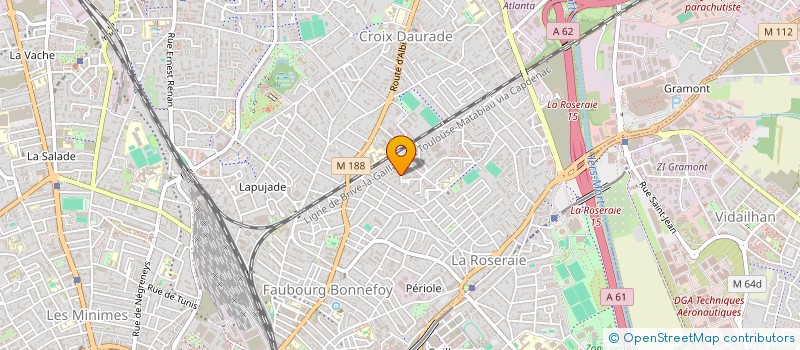 localisation de l'entreprise ZOU COIFFURE  TOULOUSE