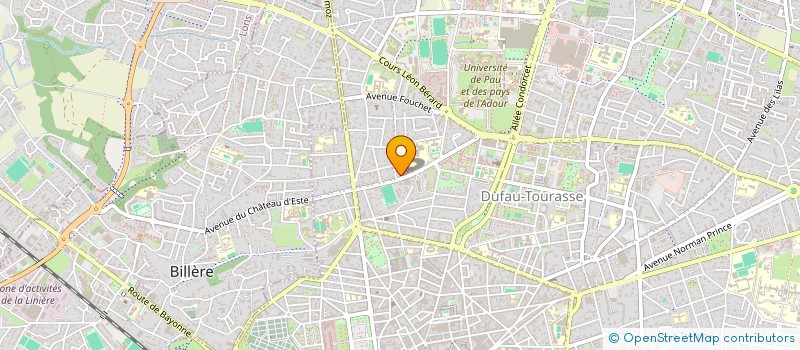 localisation de l'entreprise ZOU EVENTS à PAU