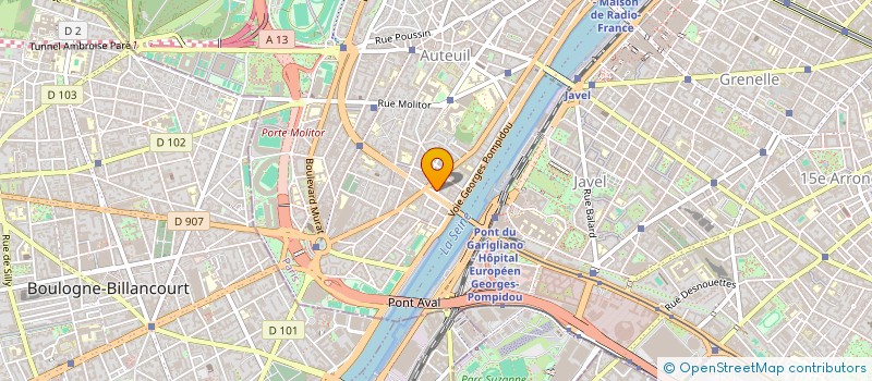 localisation de l'entreprise ZOU INTERNATIONAL COMMUNICATIONS à PARIS