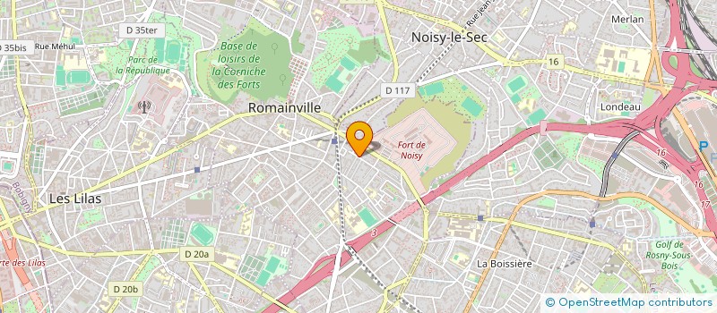 localisation de l'entreprise ZOU-LOUP à ROMAINVILLE