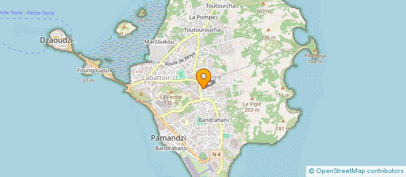 localisation de l'entreprise ZOU-NETTOYAGE SARL à PAMANDZI