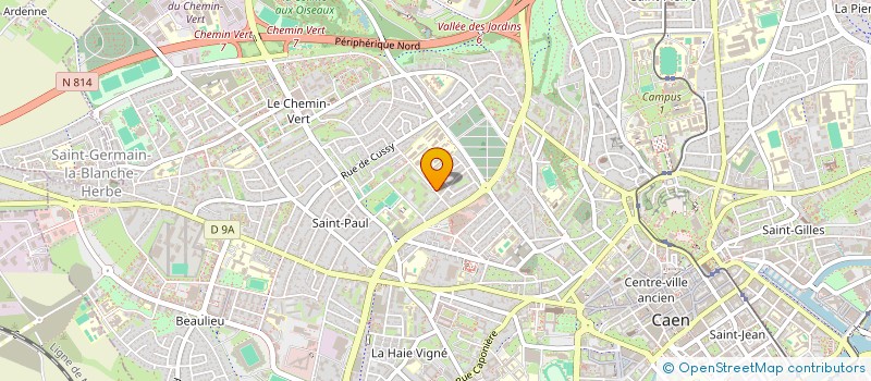 localisation de l'entreprise ZOUAOUI INVESTISSEMENTS à CAEN