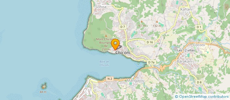localisation de l'entreprise ZOUBAH NEGOCE à CHICONI
