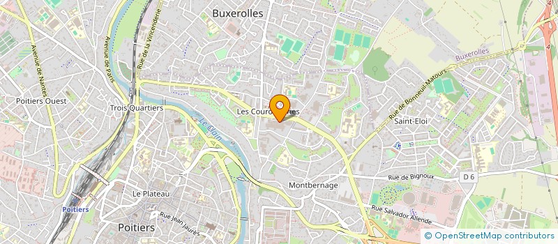 localisation de l'entreprise ZOUBIR  POITIERS