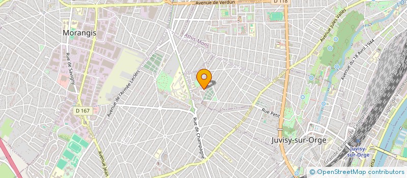 localisation de l'entreprise ZOUDRIVER TRAJET à JUVISY-SUR-ORGE