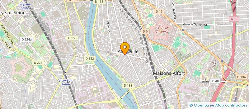 localisation de l'entreprise ZOUHRAIN à ALFORTVILLE