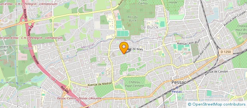 localisation de l'entreprise ZOUK SYSTEM NUMBER ONE  PESSAC