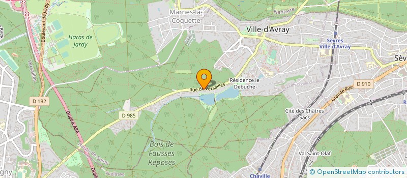 localisation de l'entreprise ZOUL  VILLE-D'AVRAY