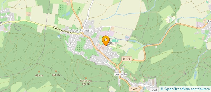 localisation de l'entreprise ZOULAI  FERRETTE