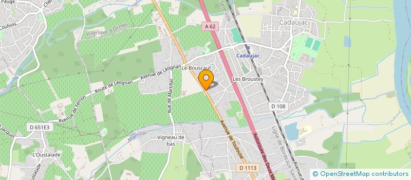 localisation de l'entreprise ZOULI'CAKES  CADAUJAC