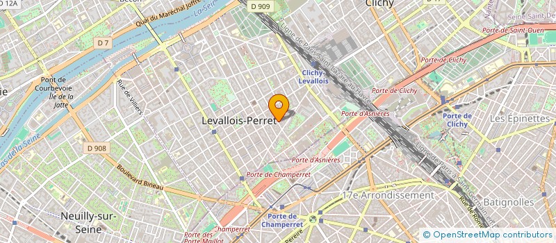 localisation de l'entreprise ZOULLIART à LEVALLOIS-PERRET