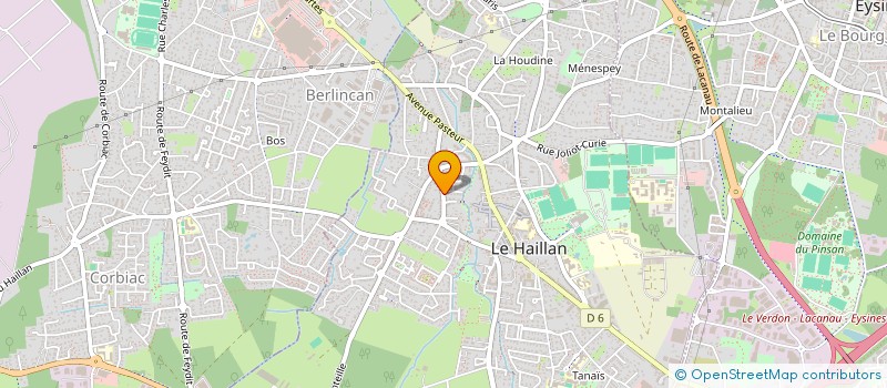 localisation de l'entreprise ZOULOUPOU  LE HAILLAN