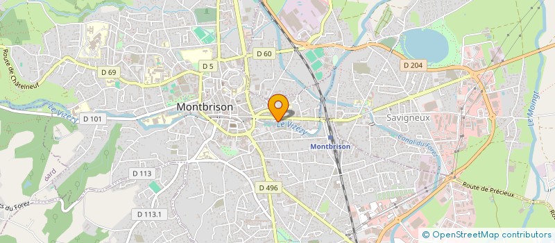 localisation de l'entreprise ZOUM ENTREPRISE  MONTBRISON