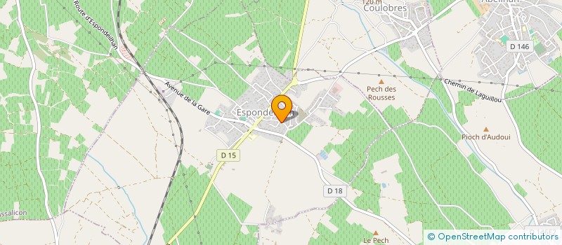 localisation de l'entreprise ZOUMA à ESPONDEILHAN