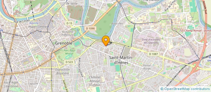 localisation de l'entreprise ZOUN MULTI-SERVICES  SAINT-MARTIN-D'HERES