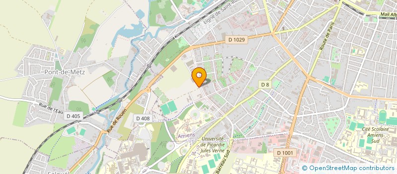 localisation de l'entreprise ZOUNGRANA à AMIENS
