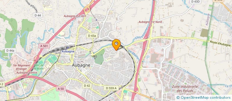 localisation de l'entreprise ZOUPIER à AUBAGNE