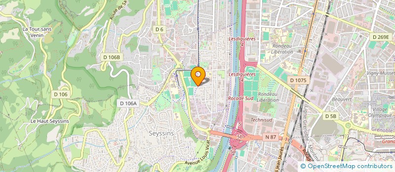 localisation de l'entreprise ZOUPITOUILLE à SEYSSINS