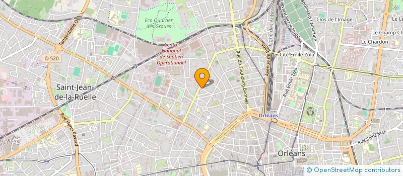 localisation de l'entreprise ZOURA à ORLEANS