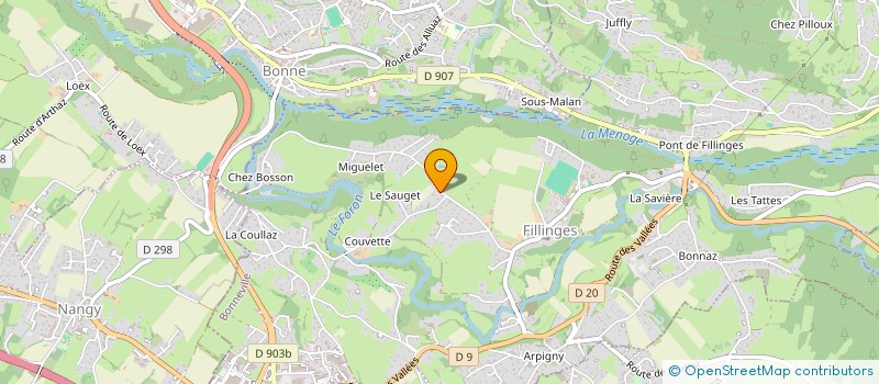 localisation de l'entreprise ZOURNICA  FILLINGES