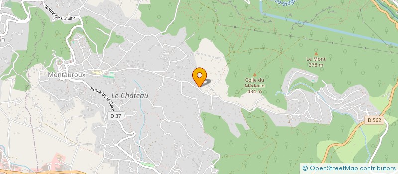 localisation de l'entreprise ZOUZELLE 2000  MONTAUROUX