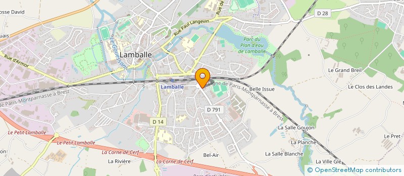 localisation de l'entreprise ZOUZOU  LAMBALLE-ARMOR