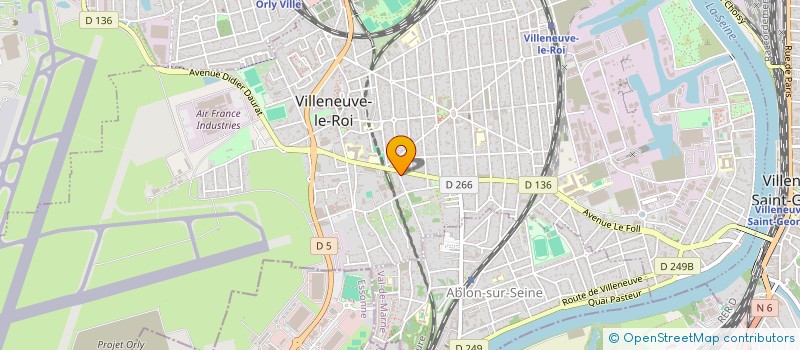 localisation de l'entreprise ZOUZOU PRIMEURS à VILLENEUVE-LE-ROI