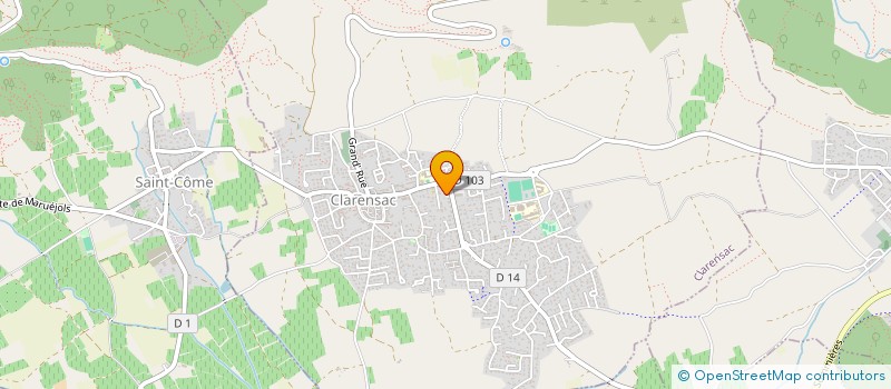 localisation de l'entreprise ZOVADIS  CLARENSAC