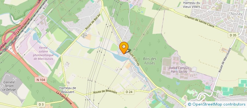 localisation de l'entreprise ZOVALIS  MARCOUSSIS