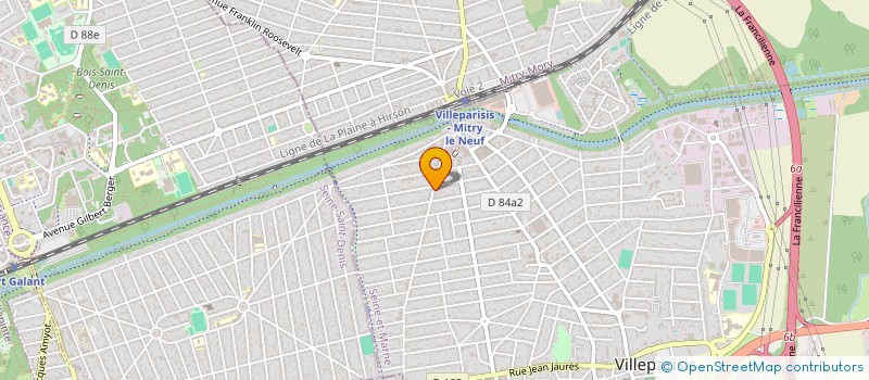 localisation de l'entreprise ZOYA  VILLEPARISIS