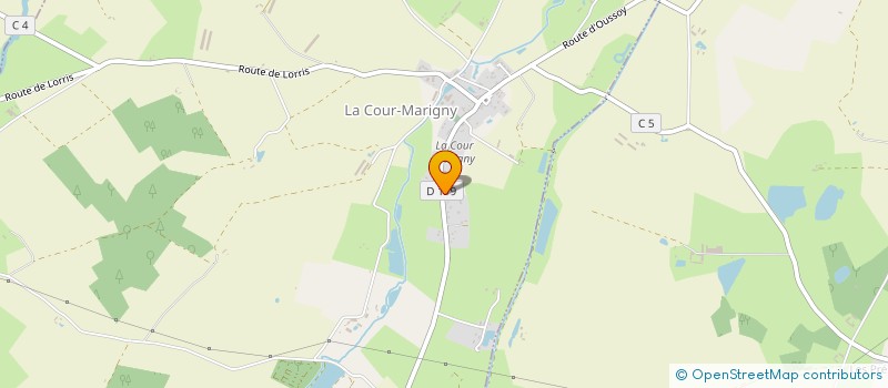 localisation de l'entreprise ZOYA à LA COUR-MARIGNY