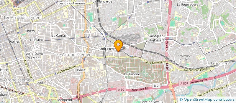 localisation de l'entreprise ZOZA à MARSEILLE