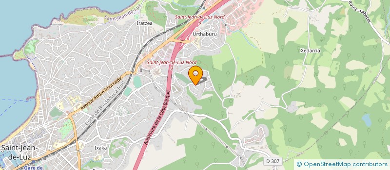 localisation de l'entreprise ZOZAYA MACONNERIE à SAINT-JEAN-DE-LUZ