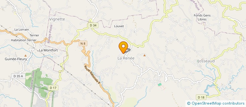 localisation de l'entreprise ZOZIME ENTREPRISE  RIVIERE-PILOTE