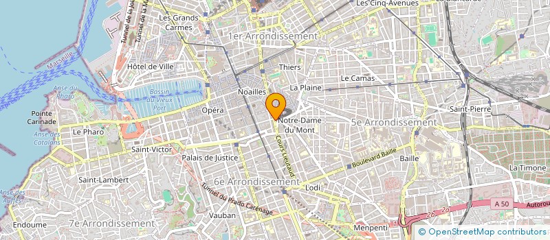 localisation de l'entreprise ZP ADVENTURA SPORTS à MARSEILLE