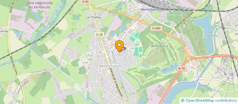 localisation de l'entreprise ZP COURTAGE AUTOMOTIVE  MONTCHANIN